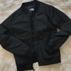 BLACK NORTHFACE BOMBER JACKET